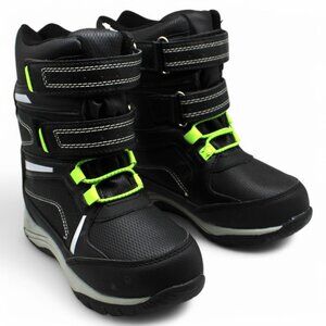 Totes Seth Black Neon Thinsulate Warm Youth Winter Kids Boots